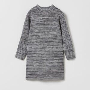 Zara Ribbed Knit Space Dye Dress